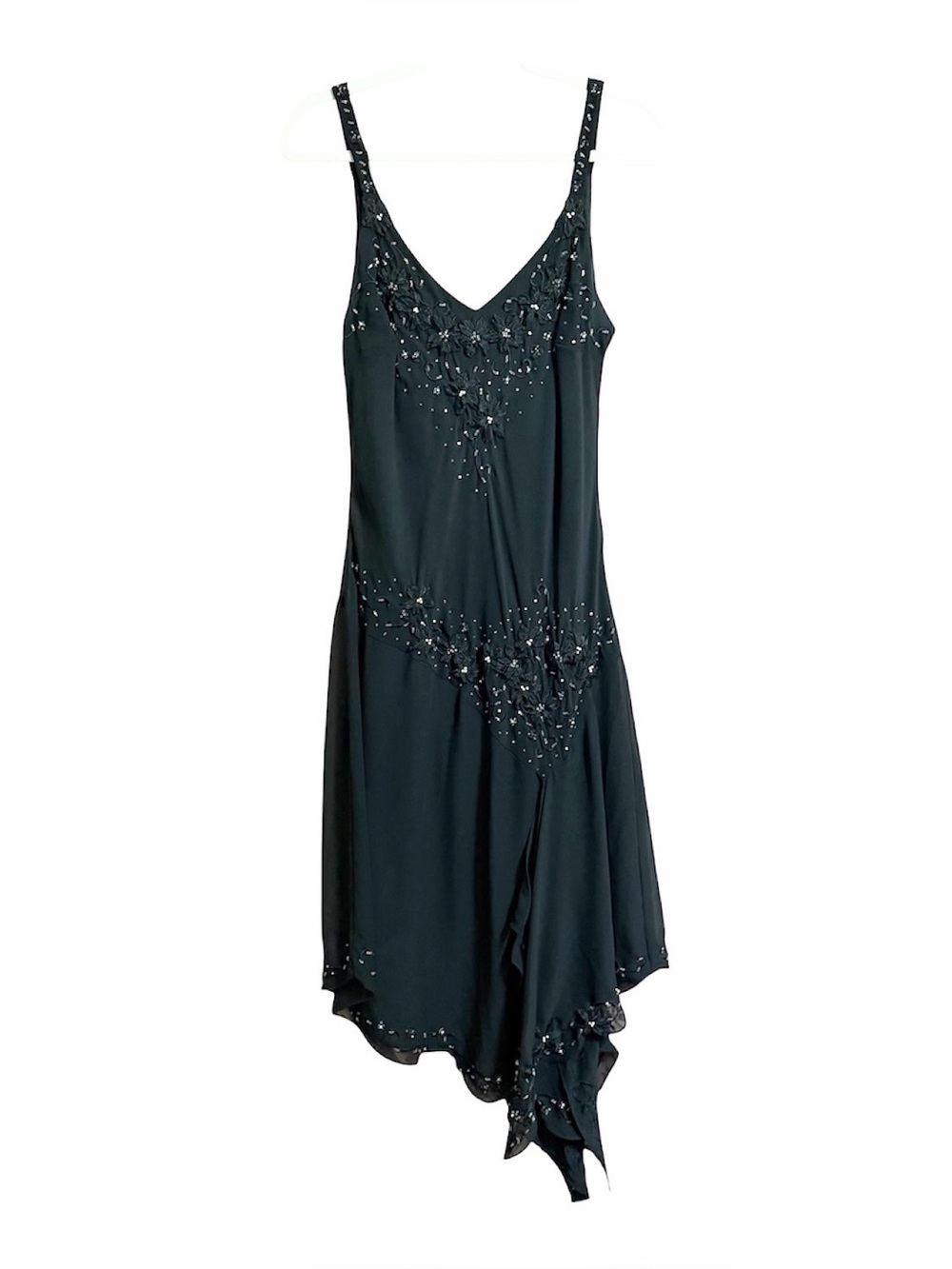 Vintage Y2K Fairy Whimsical Boho Beaded Dress Size 12